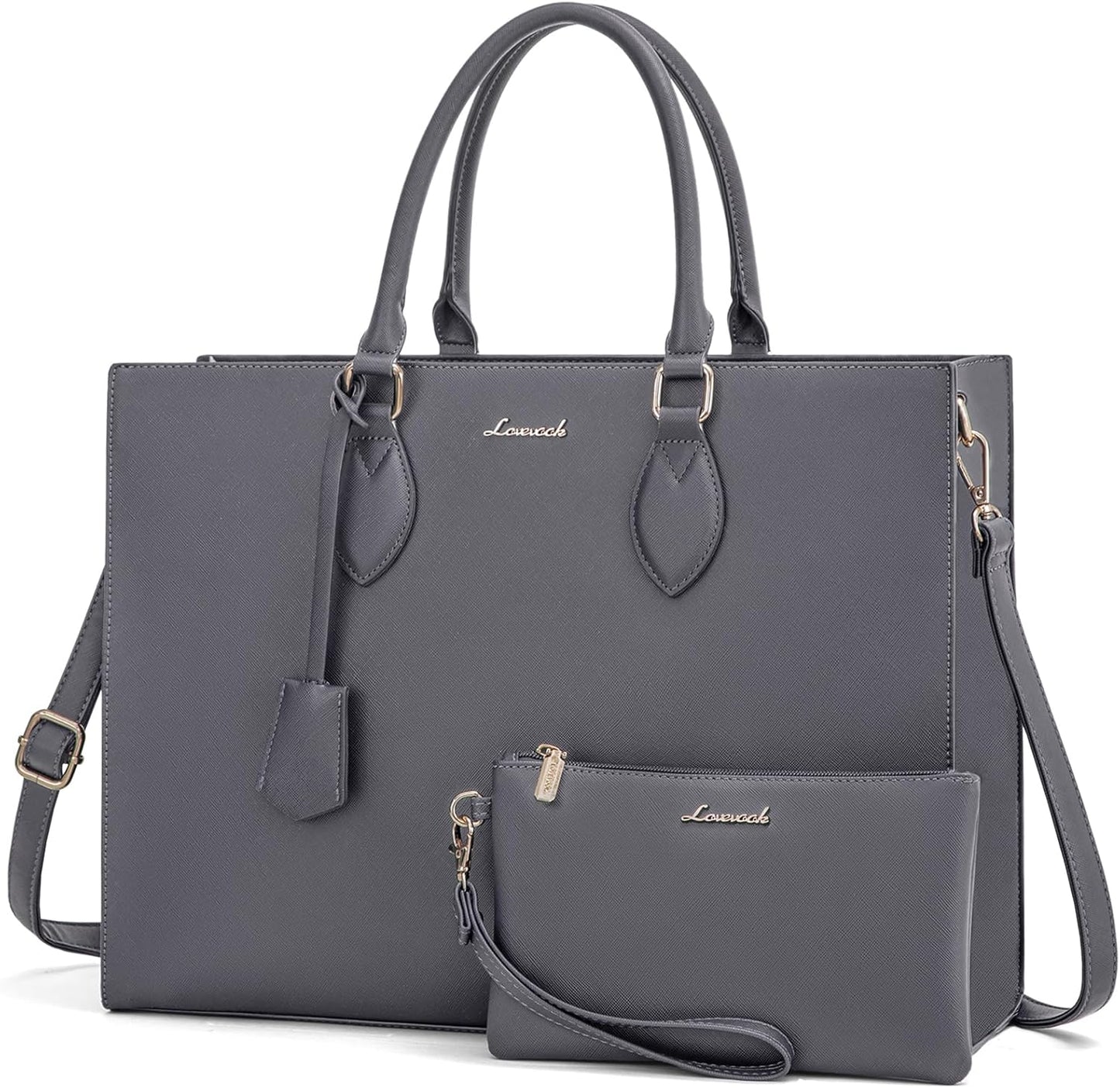 LOVEVOOK Women's 15.6 Inch Laptop Tote Briefcase for Work