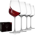 Bordeaux Wine Glasses Set of 4 - Hand Blown Lead-Free Crystal