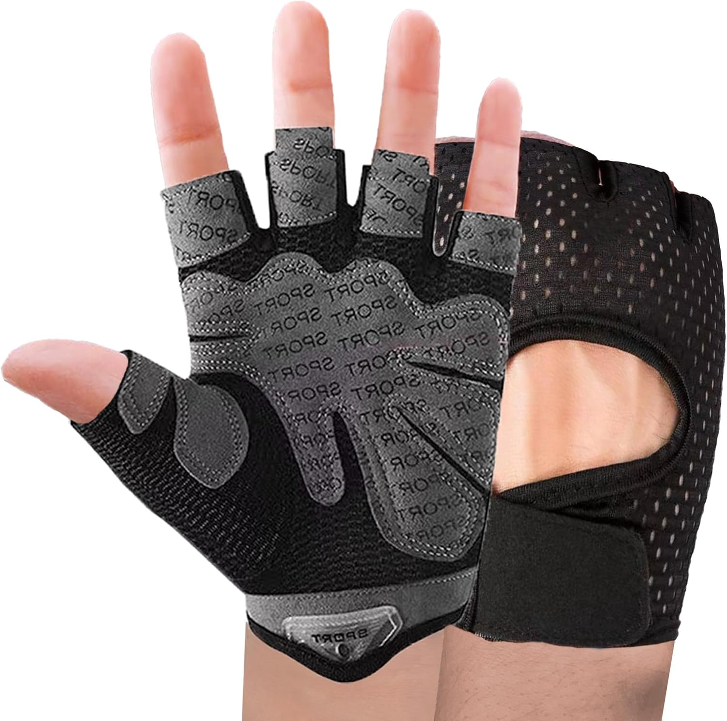 Anti-Slip Workout Gloves by IMAGERIO