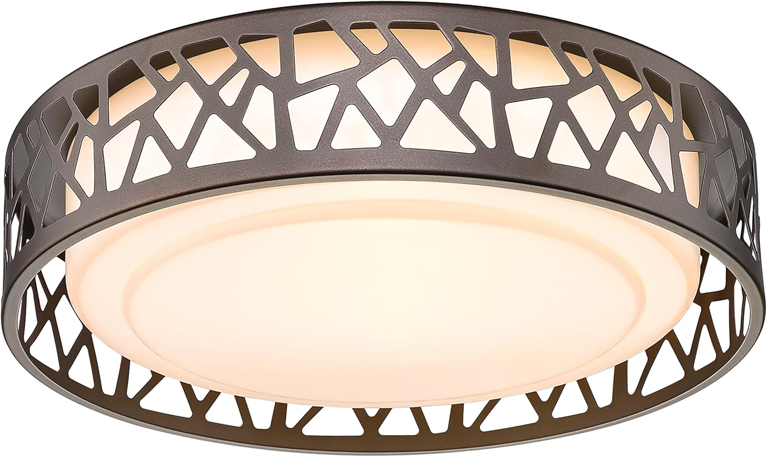 Flush Mount Ceiling Light 12in 15W Dimmable Fixture for Home