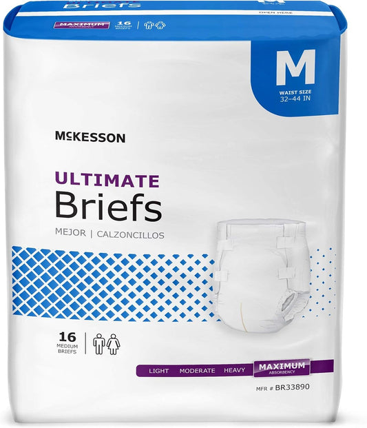 McKesson Ultimate Briefs - Maximum Absorbency for All-Day Comfort