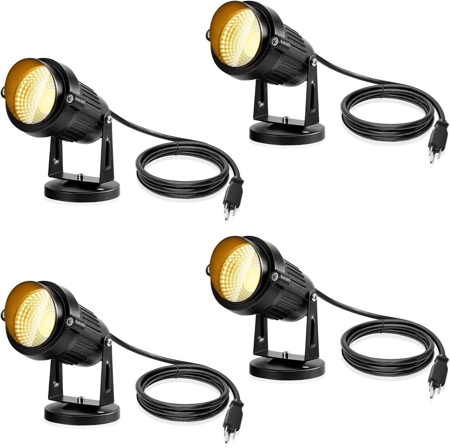 LemonBest Landscape Lights - 5W Waterproof Outdoor Spotlights