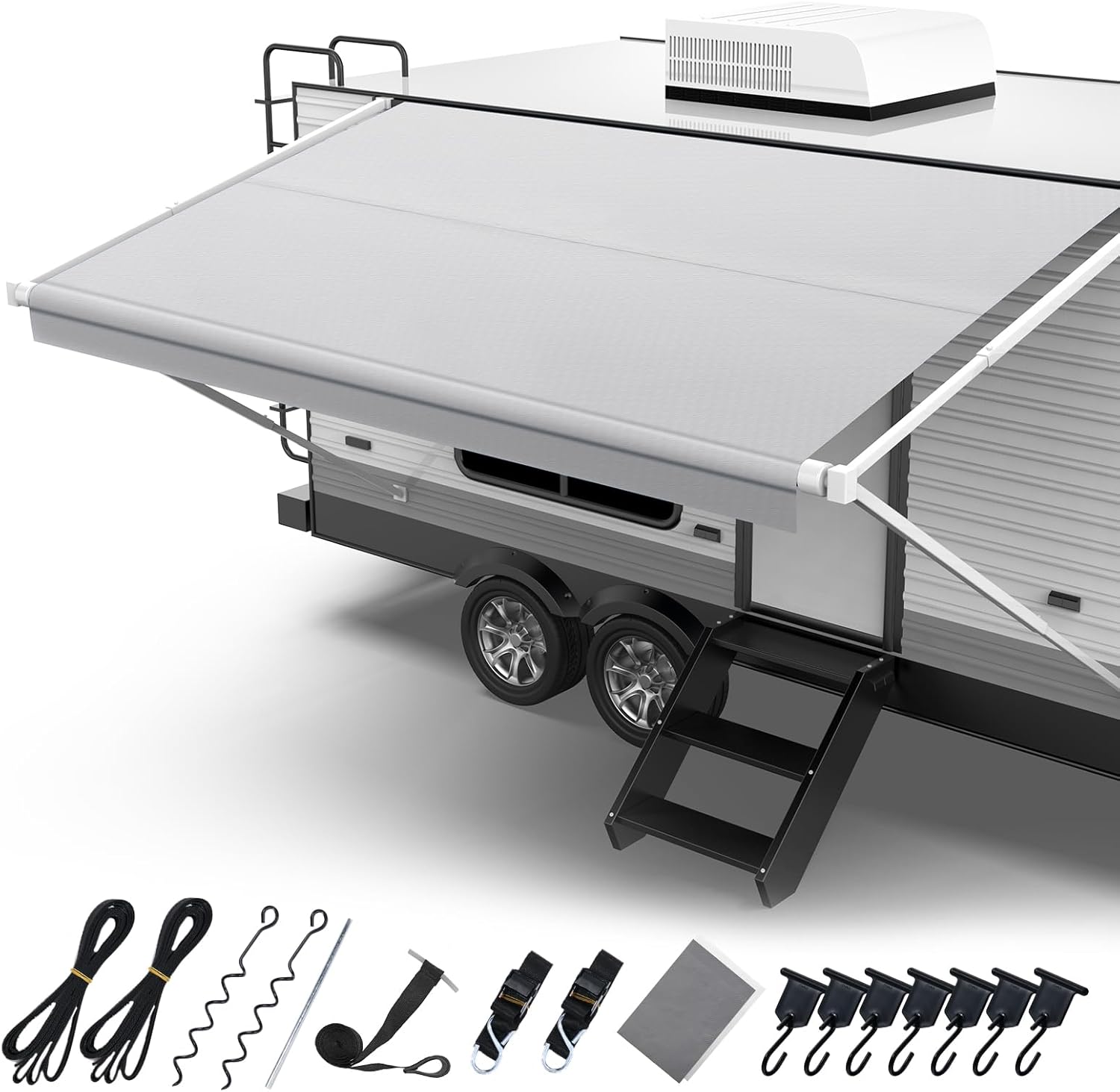 RV Awning Fabric Replacement with Upgraded 280GSM Anti-Fading
