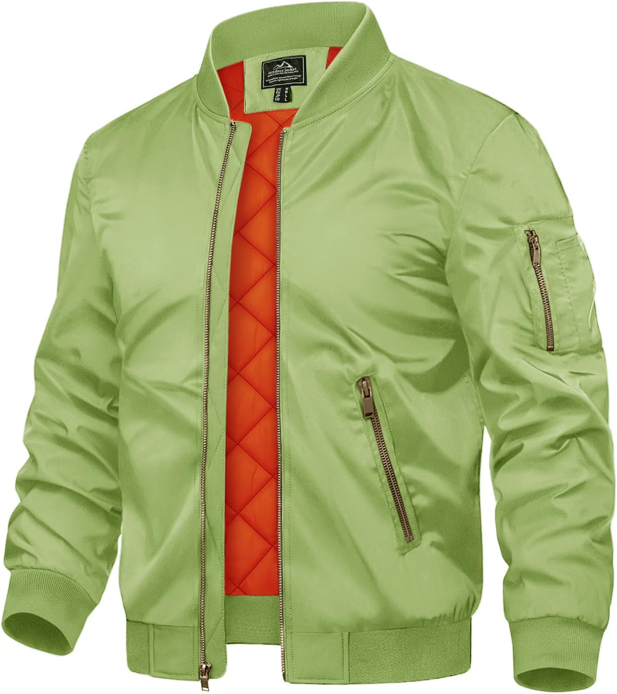TACVASEN Men's Bomber Jacket - Stylish and Warm Windbreaker