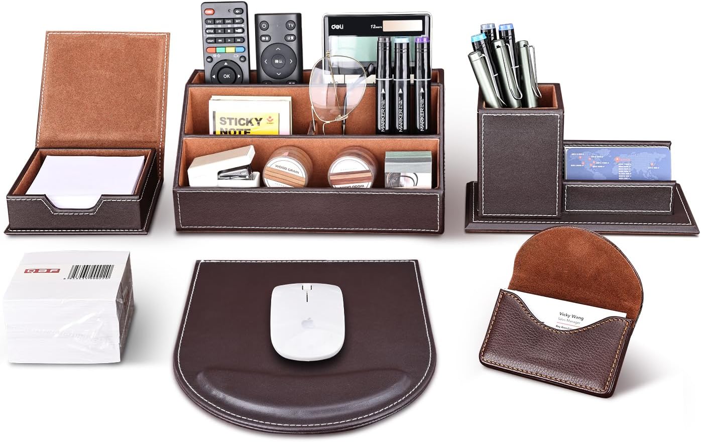 KINGFOM T31 Office Desktop Decor Organizer Supplies Set Review