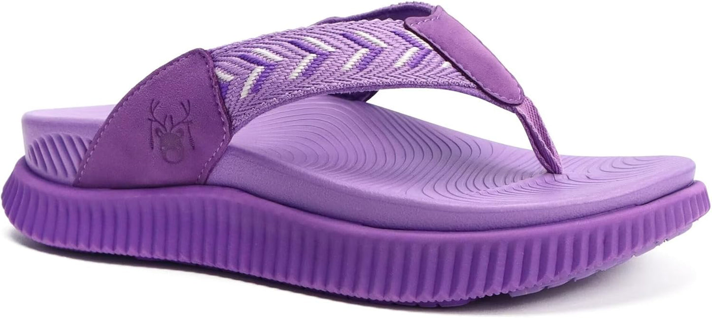 KuaiLu Womens Fashion Orthotic Flip Flops for Comfort and Style