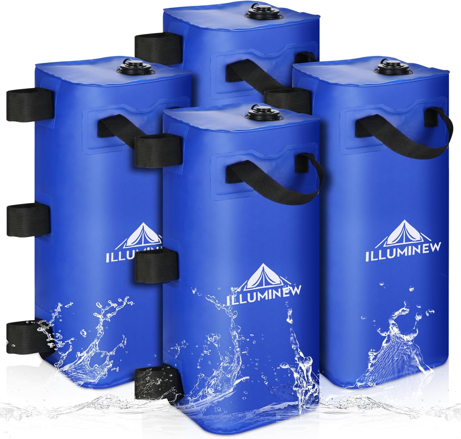 4 Pack Canopy Water Weight Bag Set for Tent Stability and Safety