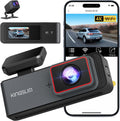 Kingslim E4 4K Dash Cam Front and Rear - Dual 4K/1080P Recording