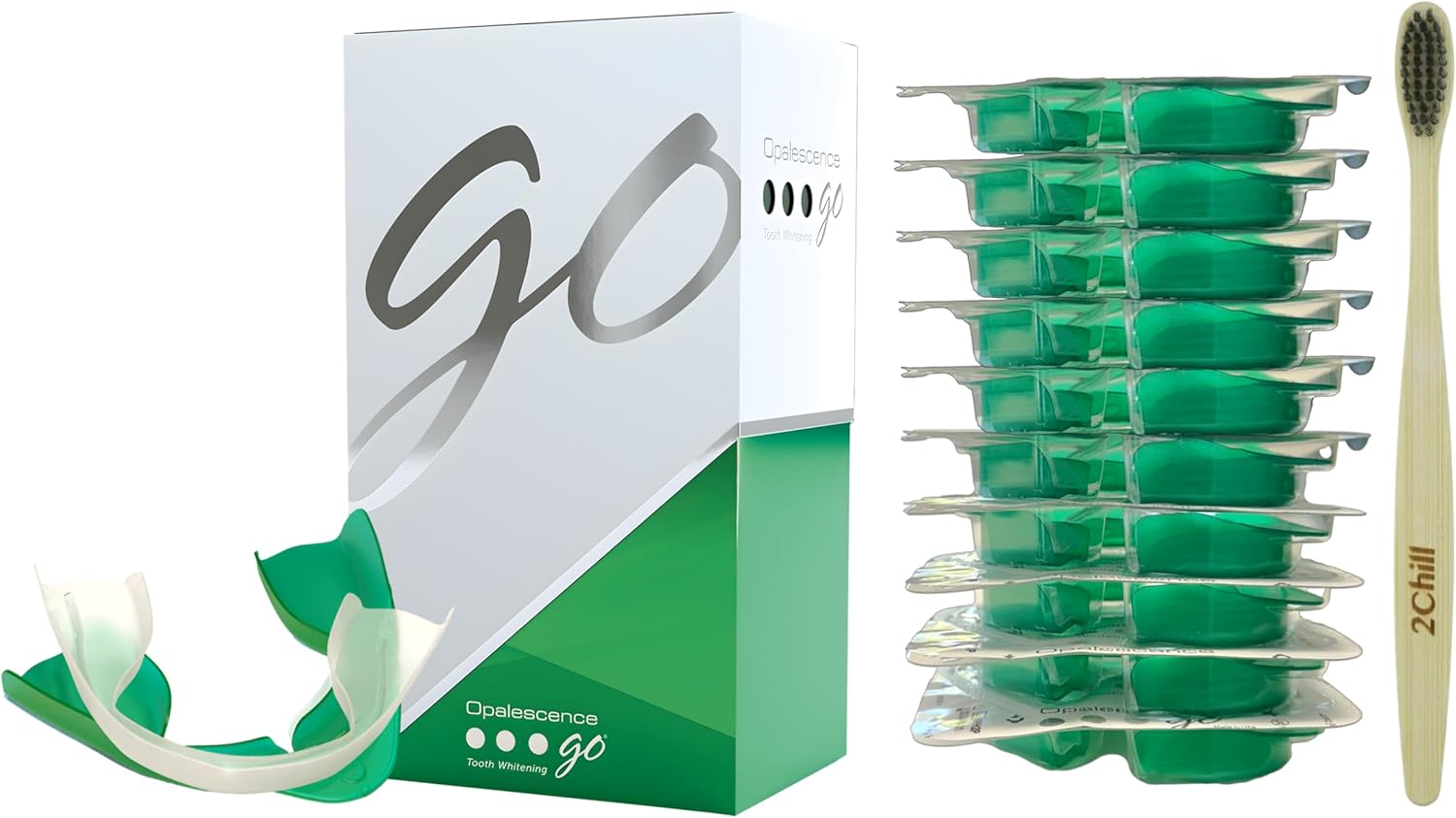 Opalescence Go 15% Mint Teeth Whitening Kit with Prefilled Trays