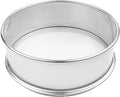Stainless Steel Flour Sifter Fine Mesh 14in - Commercial Grade