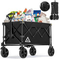Wagon Cart Folding Collapsible Utility Cart with Wheels - Beach