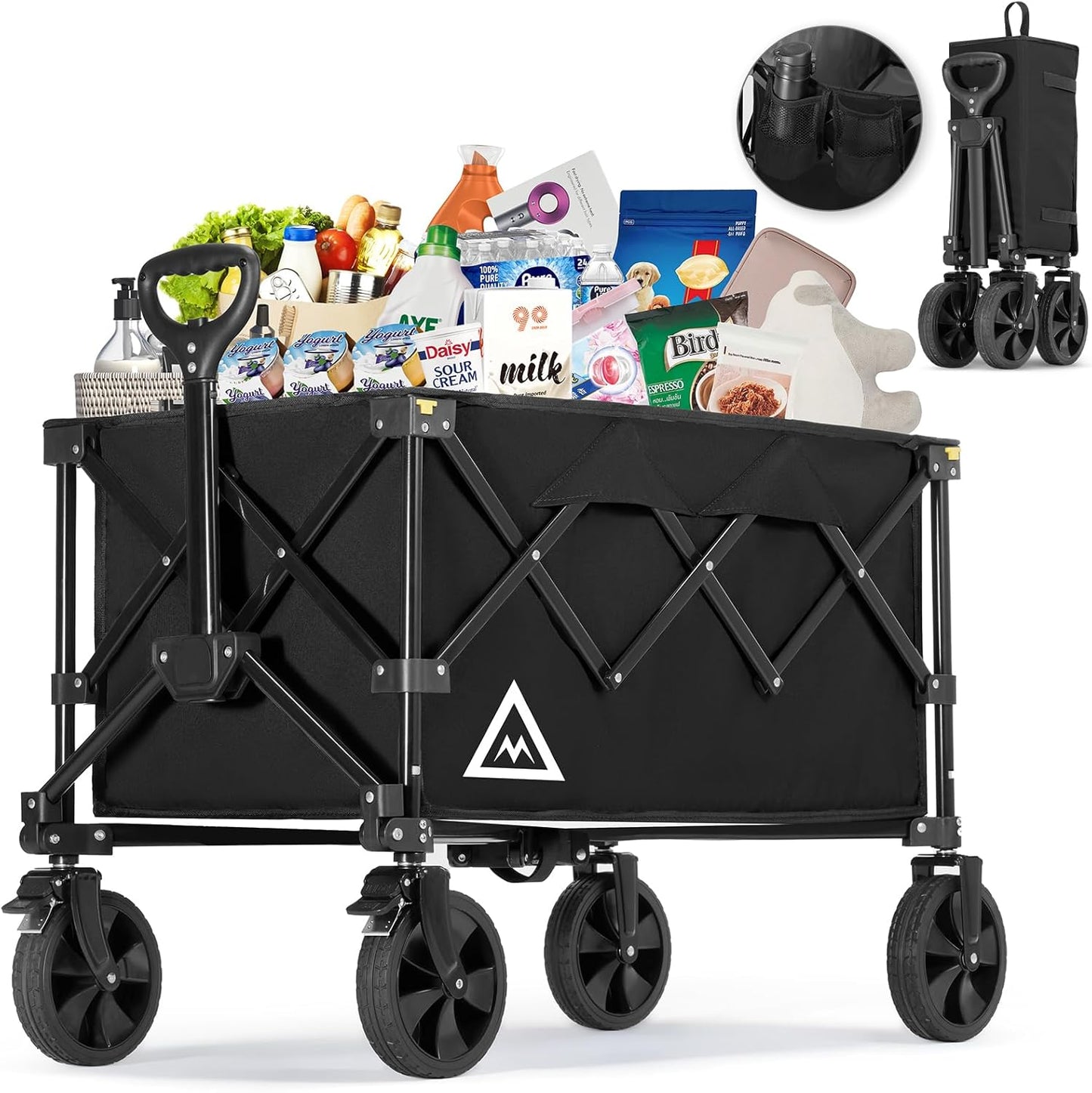 Foldable Wagon Cart for Beach, Garden, and Outdoor Activities