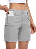 Women's Hiking Golf Shorts with Cargo Pockets - Quick Dry Comfort