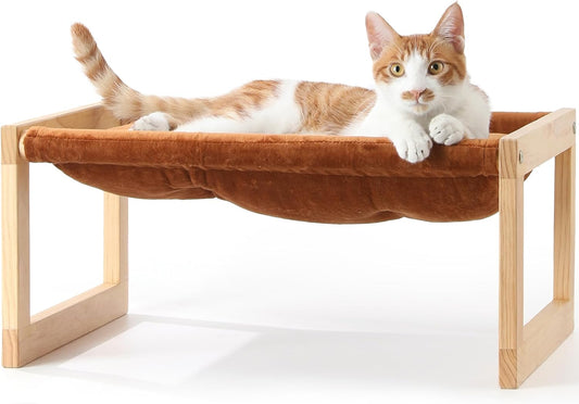 FUKUMARU Cat Bed with Removable Cover for Indoor Cats