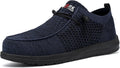 Steel Toe Loafers for Men - Lightweight Slip On Work Sneakers