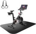 Bike Mat Exercise Mat for Carpet & Hardwood Floors - Cushioned