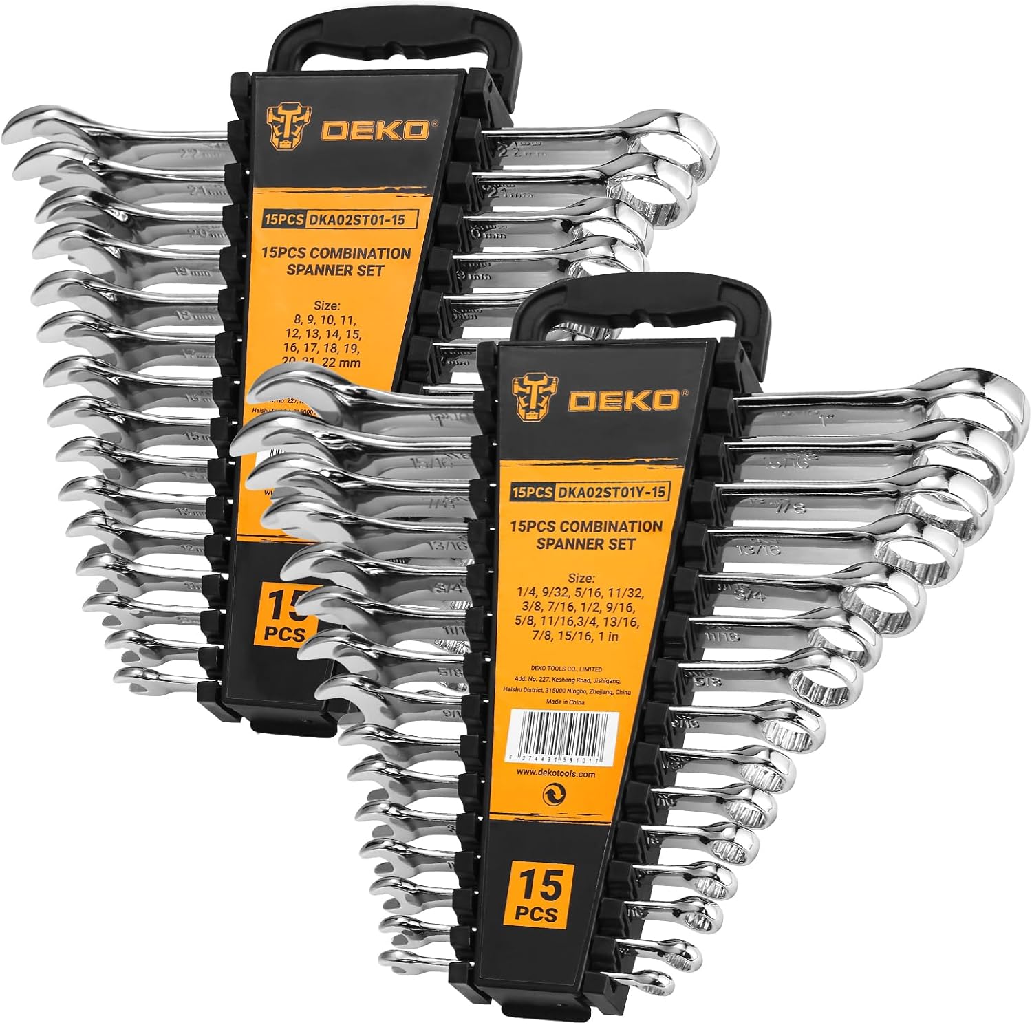 DEKOPRO Combination Wrench Set for Versatile Repair Needs