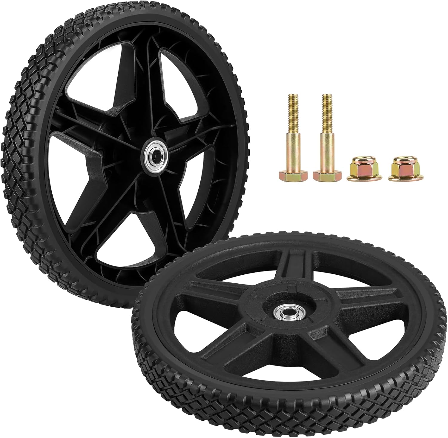 12 Pressure Washer Wheels for Lawn Mowers and Garden Carts