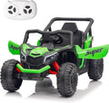 12V Kids Ride on Car Green - Remote Control UTV for Ages 3-5