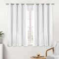 XiDi White Star Cut-Out Blackout Curtains 34 x 54 in - Kids Princess