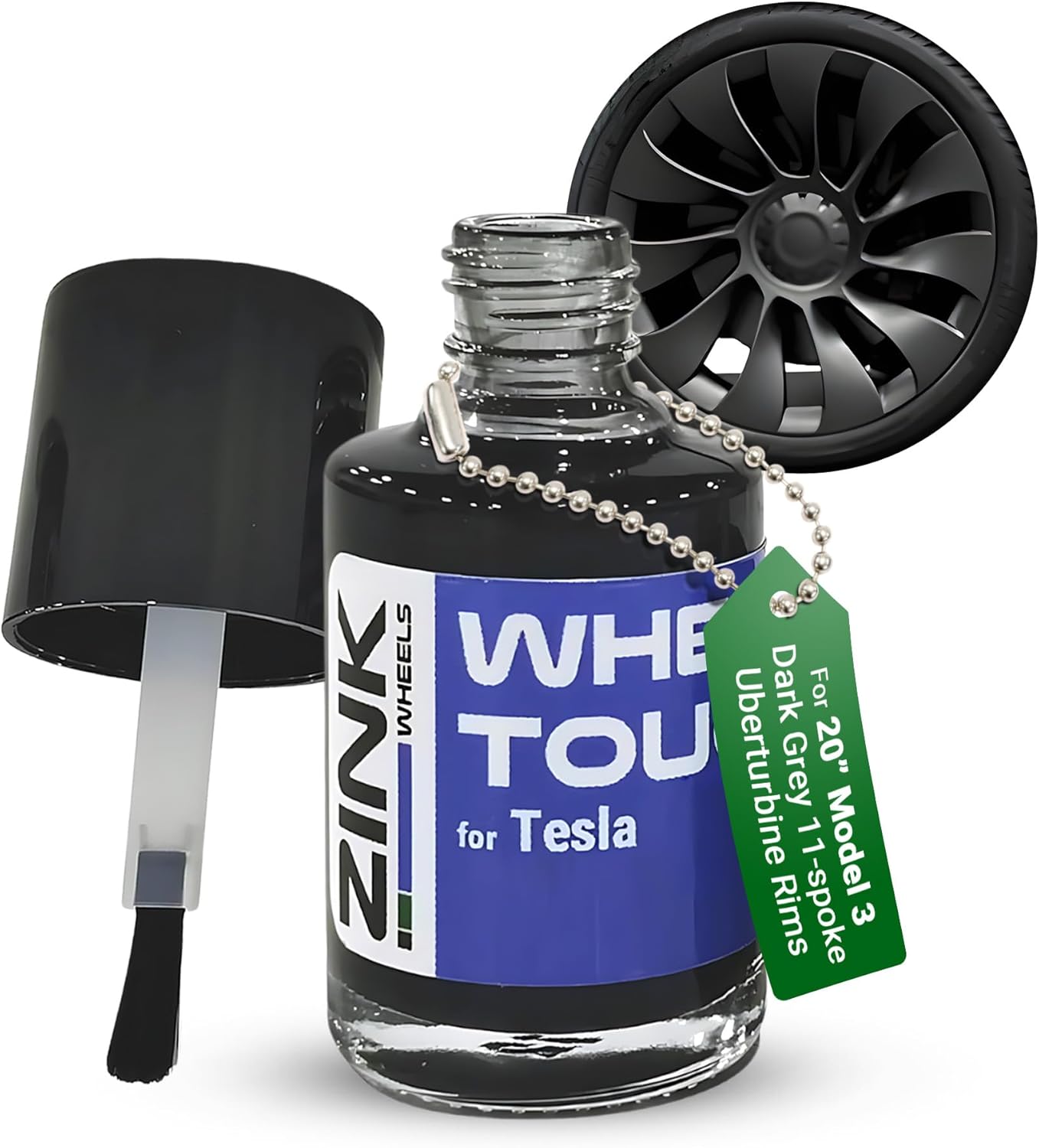 Premium Tesla Wheel Touch Up Paint for Model 3 Uberturbine Rims