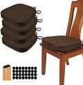 Thickened 2.5in Dining Chair Cushions Set of 4 for Comfort