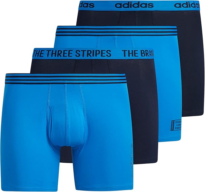 adidas Men's Core Stretch Cotton Boxer Briefs for Comfort
