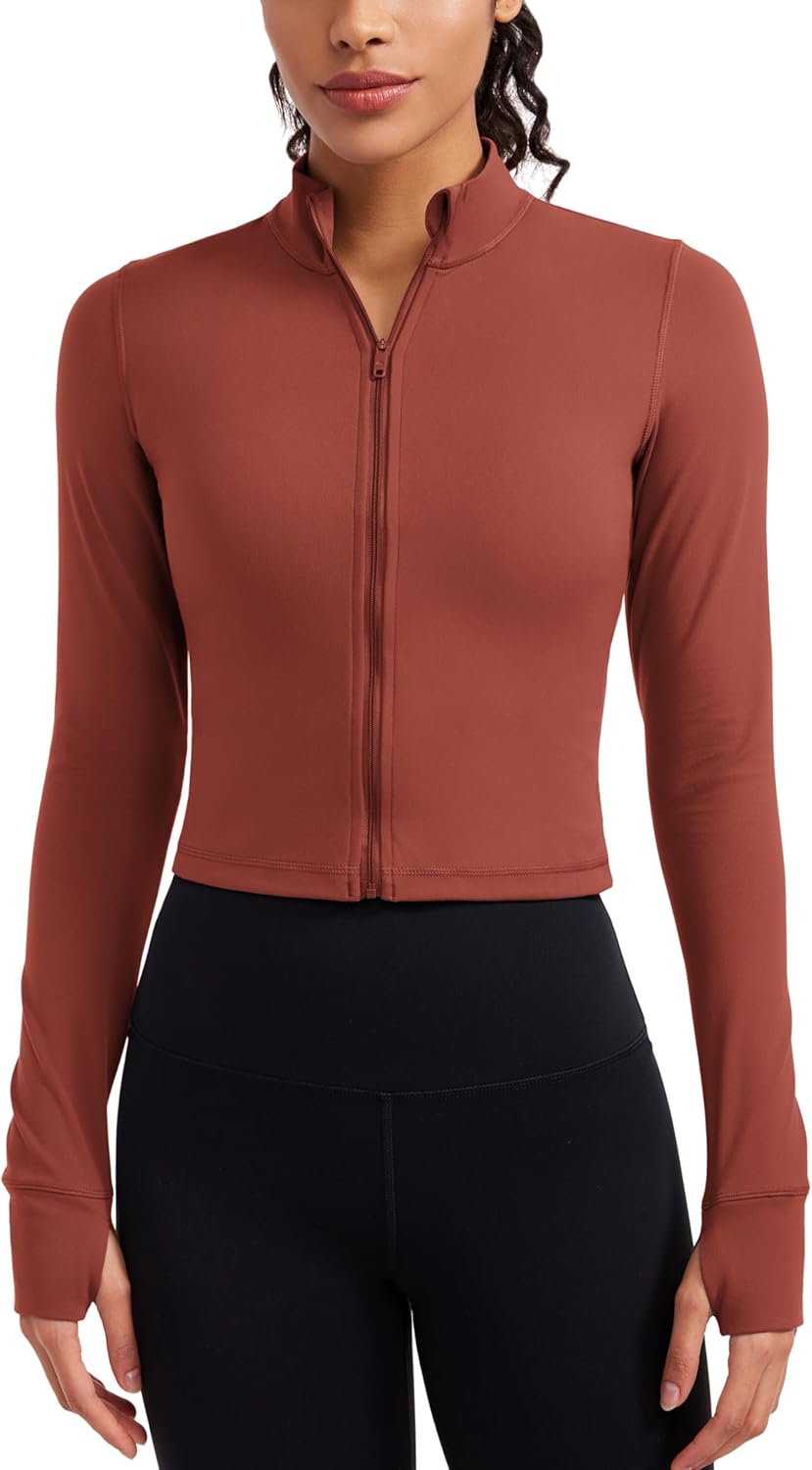 CRZ YOGA Butterluxe Cropped Athletic Jackets for Women Review