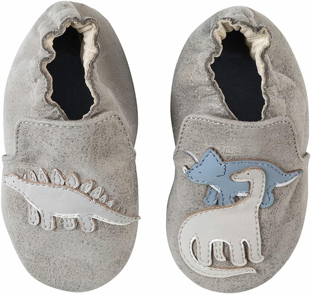 Robeez Baby Boys Soft Soles Slip-Resistant Crib Shoes for Infants