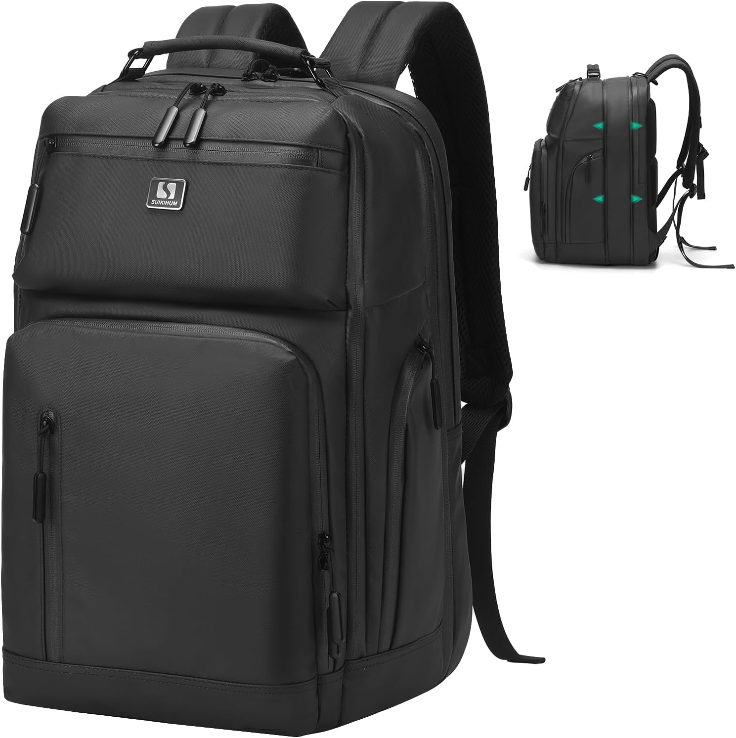 Expandable Business Backpack with 17in Laptop Compartment