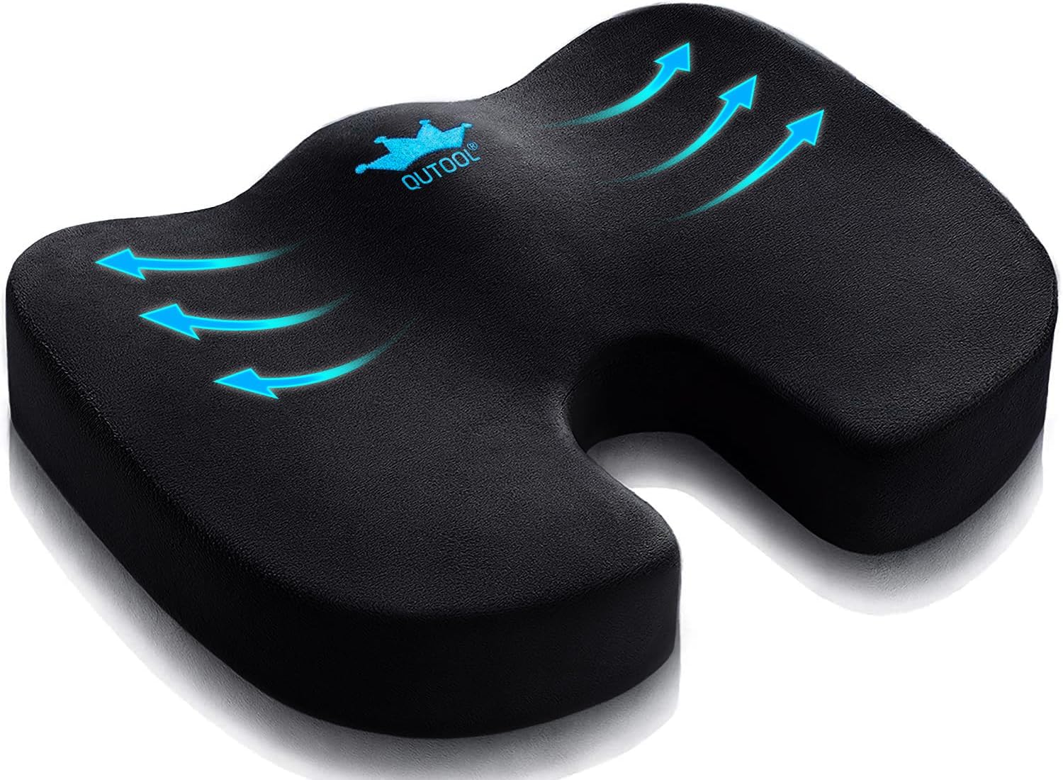 QUTOOL Memory Foam Seat Cushion - Pain Relief & Comfort