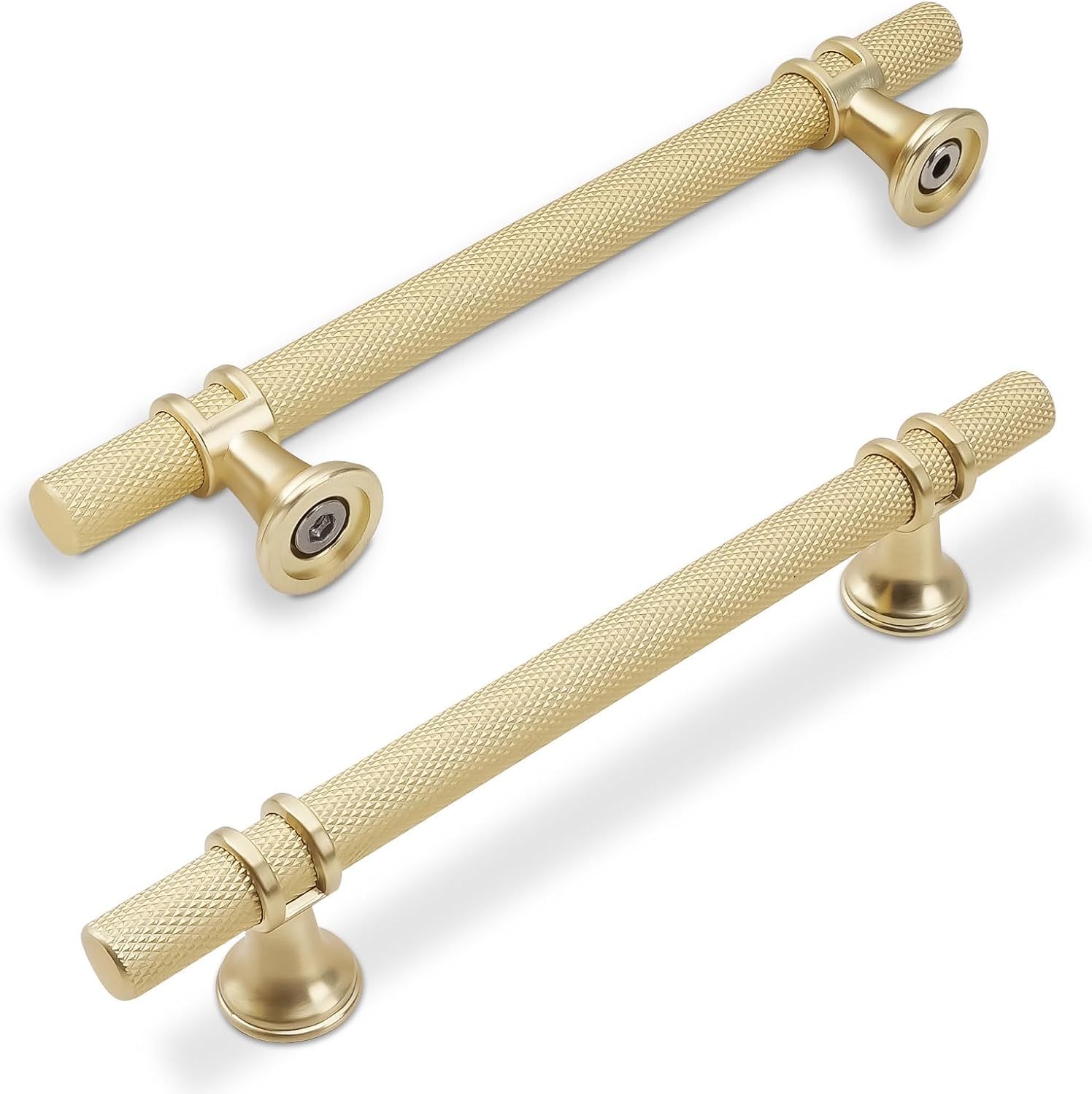 10 Pack 5 Inch Brushed Gold Cabinet Pulls for Stylish Interiors