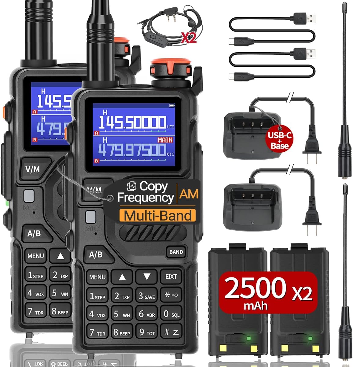 Baofeng K5Plus 10W Long Range Handheld Radio for Survival Gear