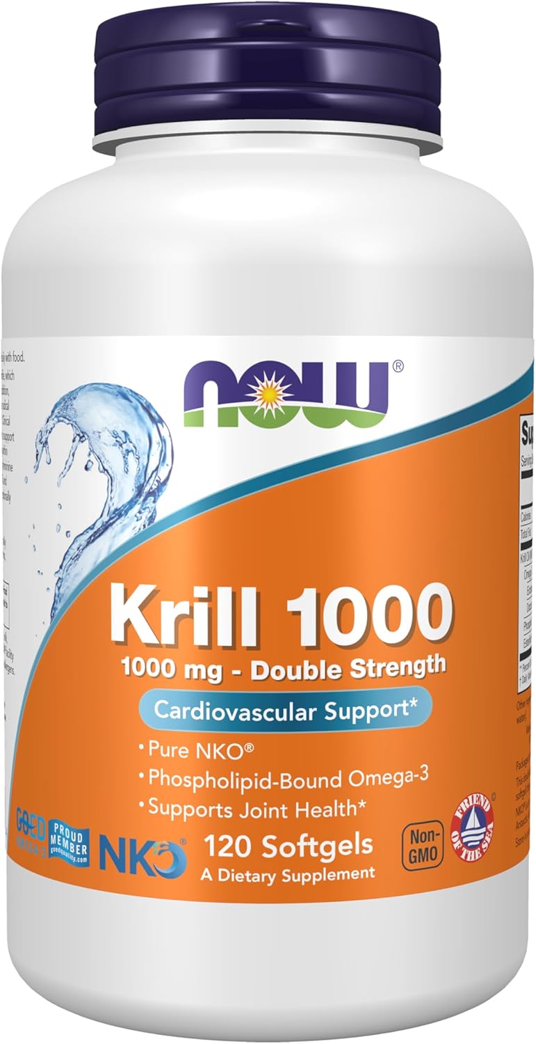 Neptune Krill Oil Double Strength 1000 mg Softgels for Health