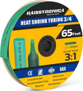 haisstronica 3:1 Heat Shrink Tubing 65ft 3/4in - Waterproof Seal