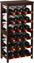 VASMIA Wine Rack Free Standing Floor for 24 Bottles Storage