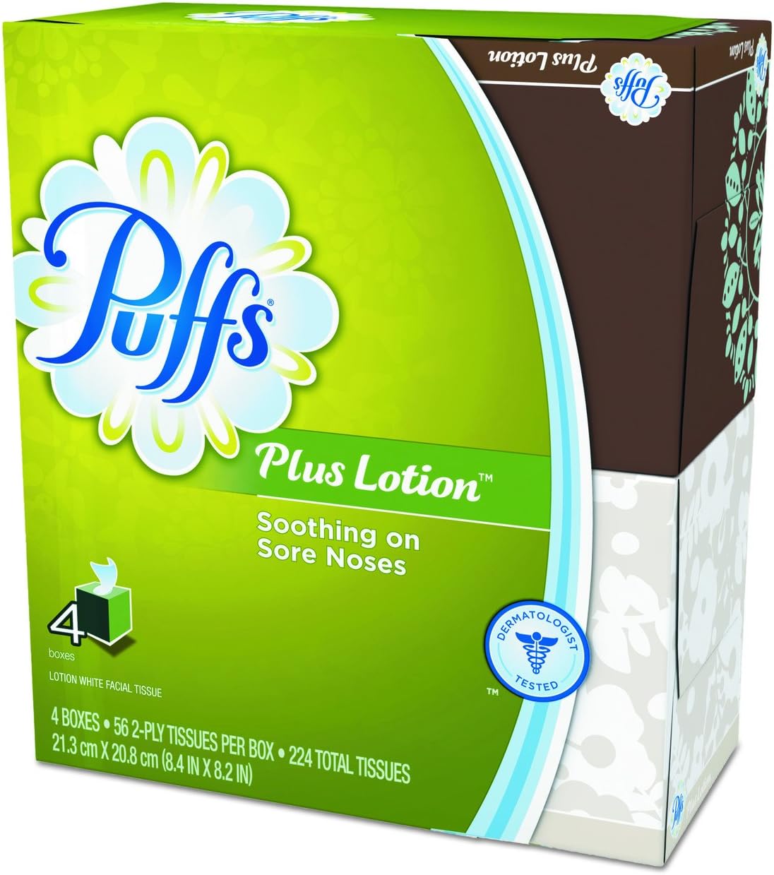 Puffs Plus Lotion Facial Tissues for Gentle Skin Care Relief