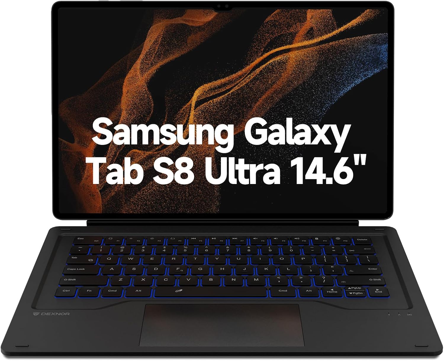 Dexnor Keyboard Case for Samsung Galaxy Tab S8 Ultra 14.6 in