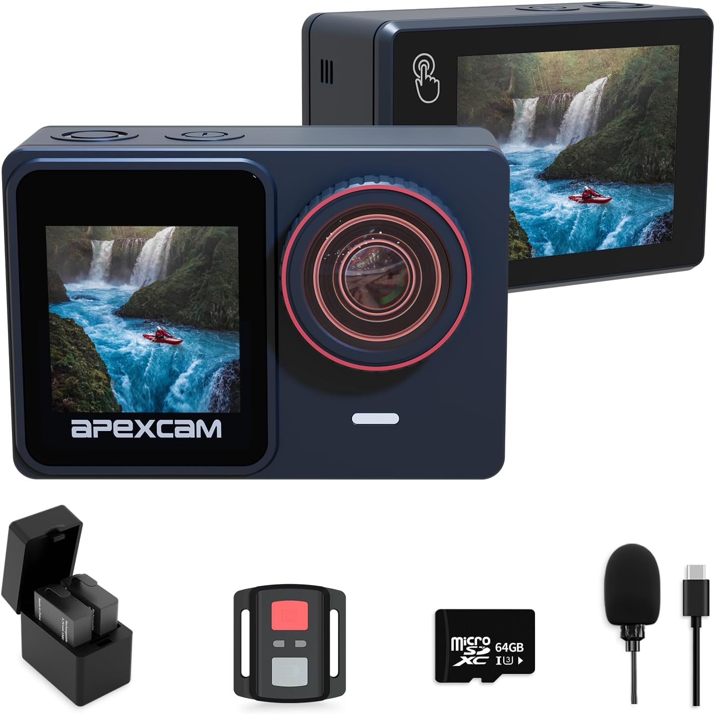 4K Action Cam + 64GB SD Card