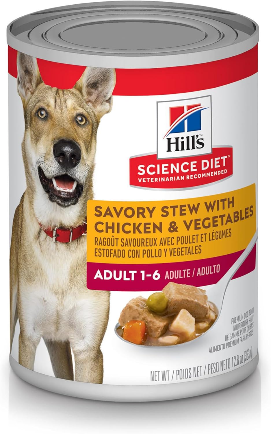 Hill's Science Diet Adult Wet Dog Food for Healthy Digestion
