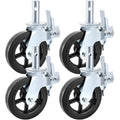 BestEquip 4 Pack Scaffolding Caster Wheels 8 x 2 in - Heavy Duty