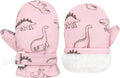 Toddler Mittens Waterproof Toddler Gloves - Warm Sherpa Lining