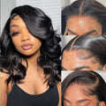 Wear and Go Glueless Bob Wig Human Hair 14in - Ready to Wear