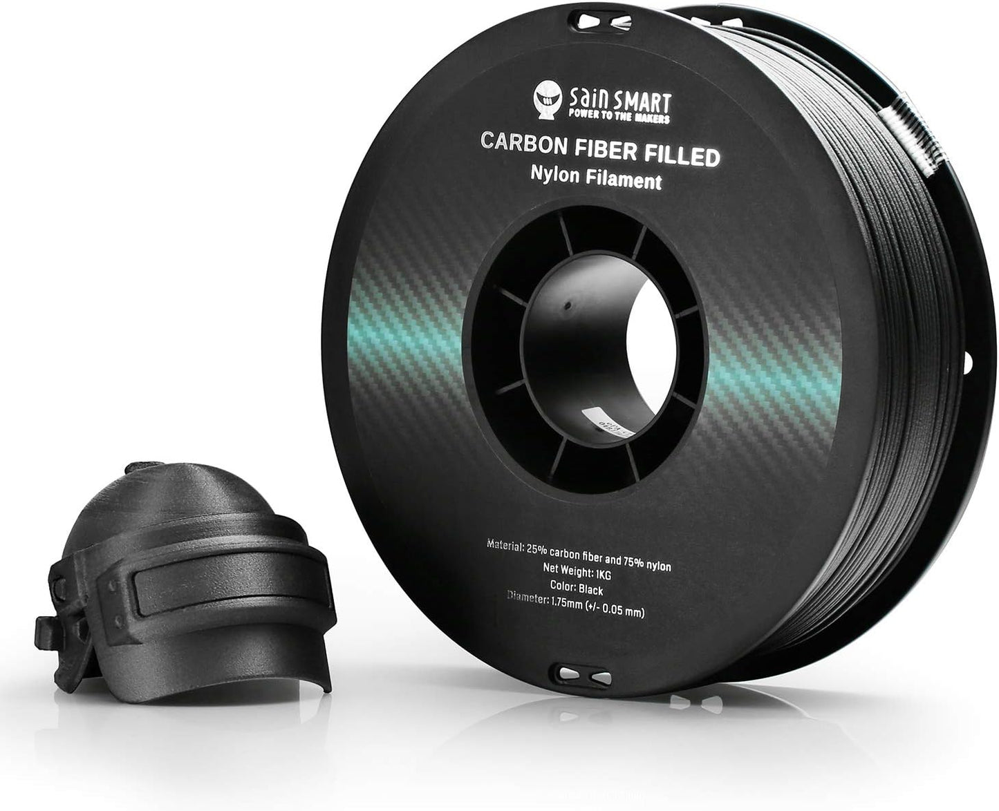 SainSmart 1.75mm Black ePA-CF Carbon Fiber Nylon Filament