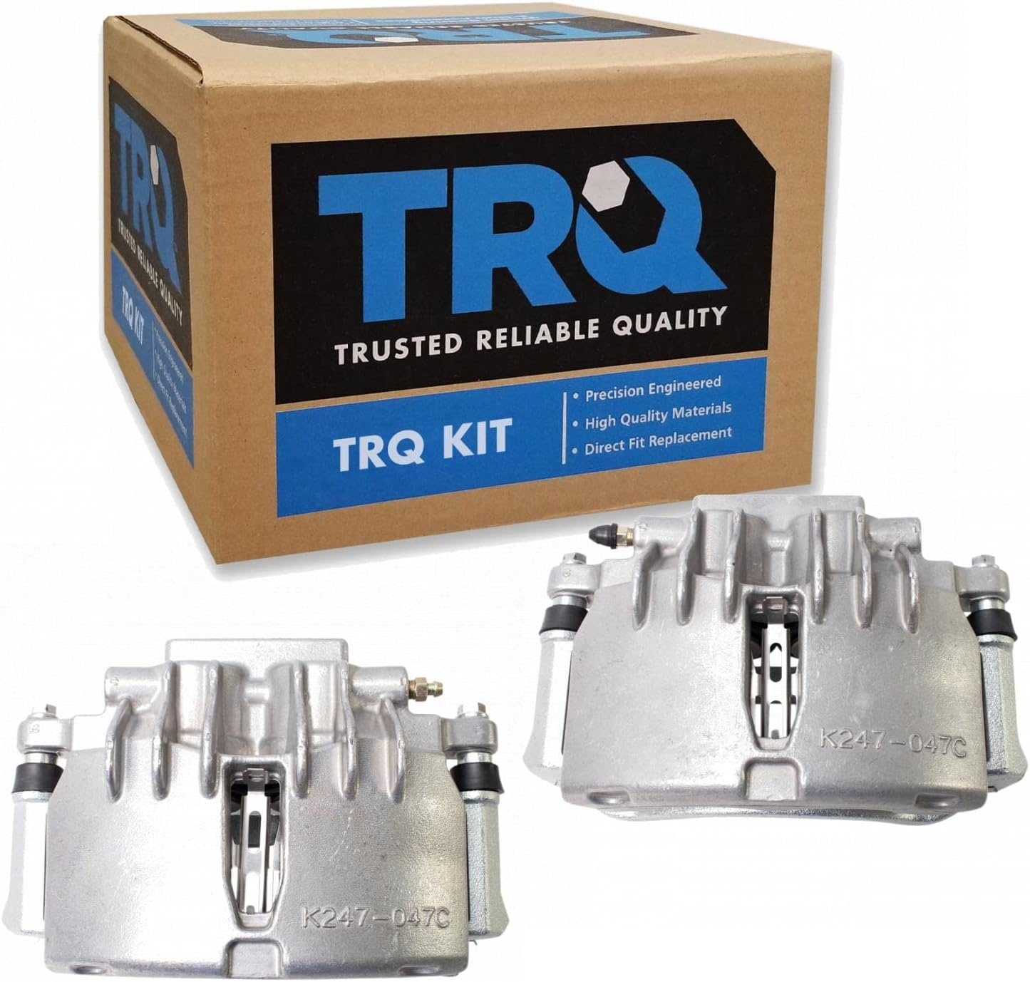 TRQ Front Brake Caliper Set for 2003-2004 Ford Mustang