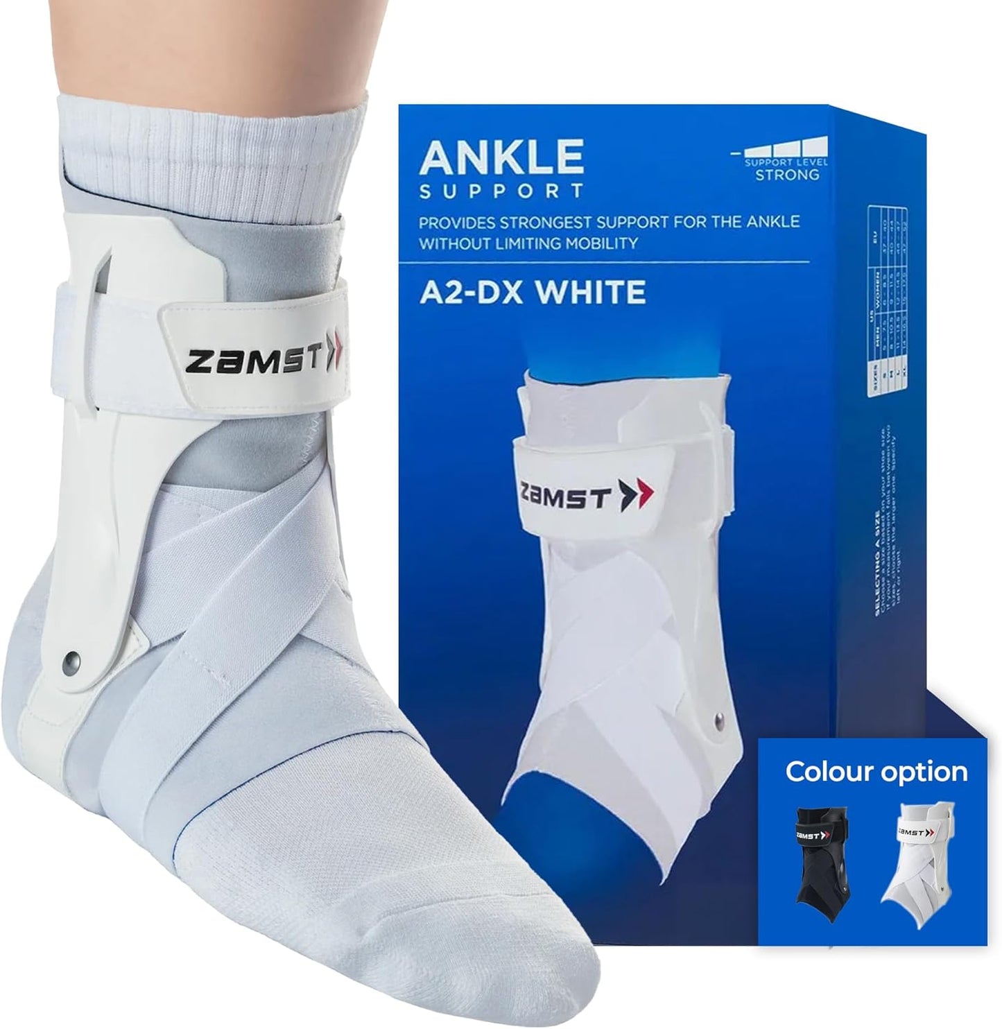 Zamst A2-DX Sports Ankle Brace for High Ankle Sprains