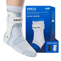 Zamst A2-DX White Ankle Brace for Sports - High Support for Sprains