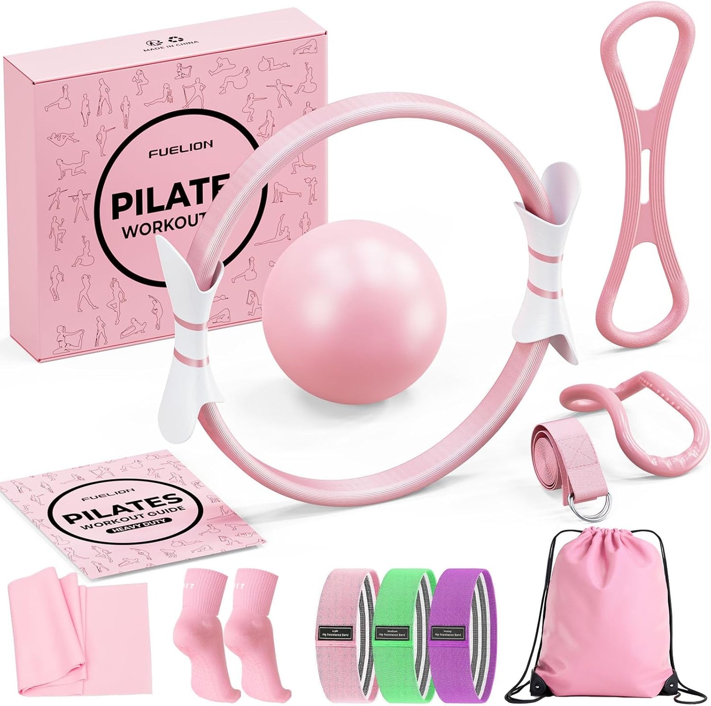 Pilates Ring Set for Women: Complete Home Workout Kit