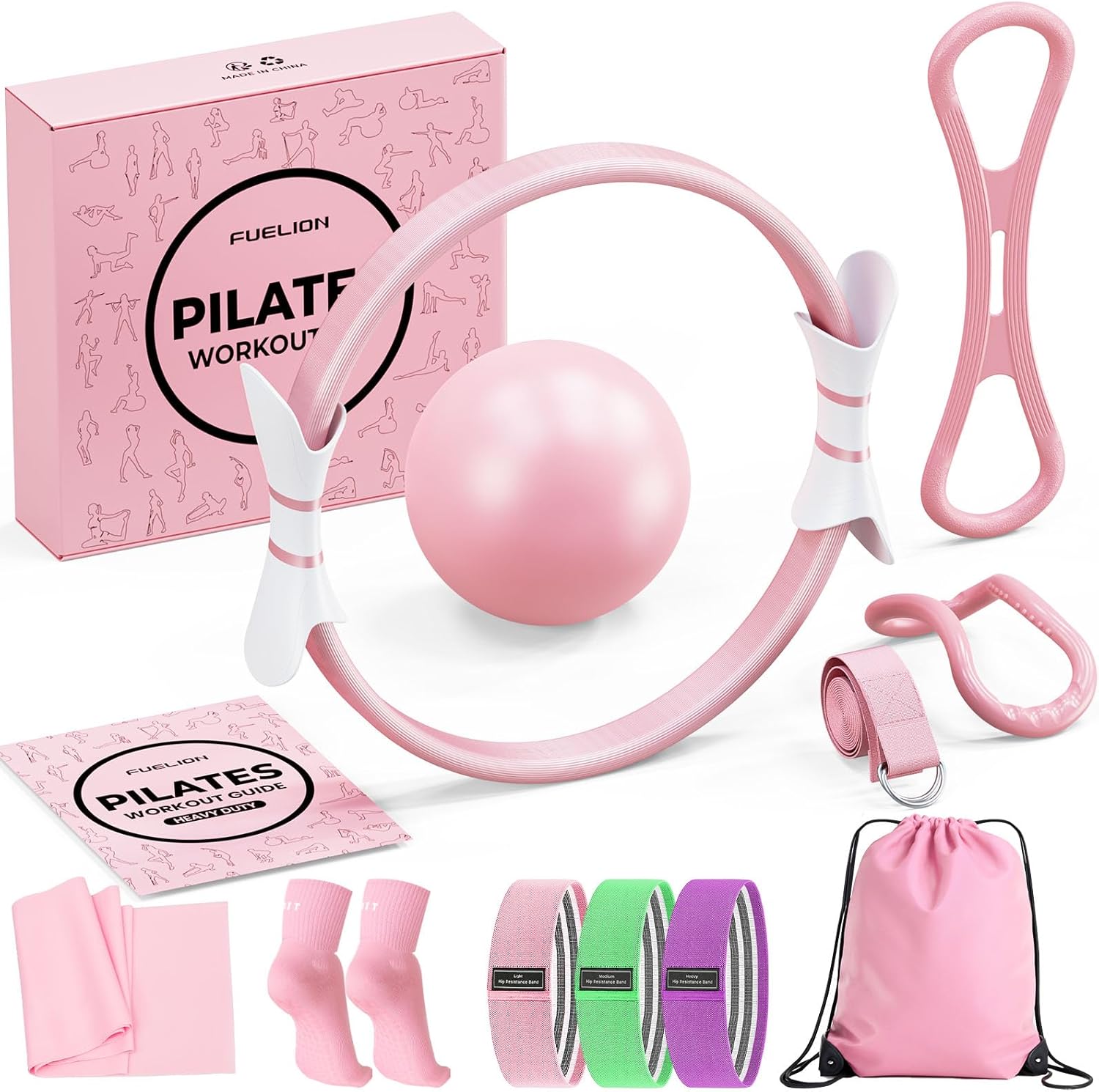 Pilates Ring Set for Women: Complete Home Workout Kit