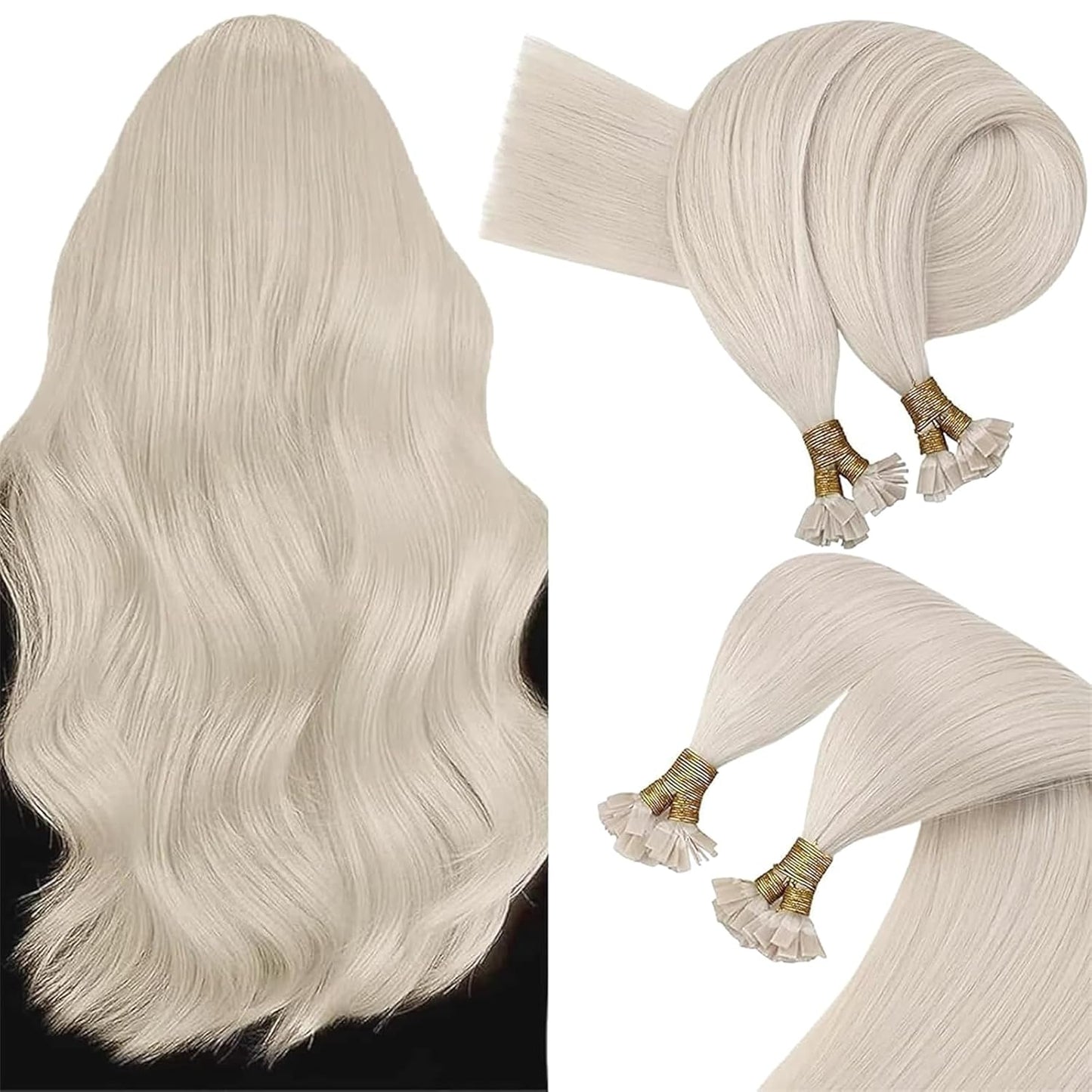 Sunny Hair Flat Tip Hair Extensions for Natural Volume & Length